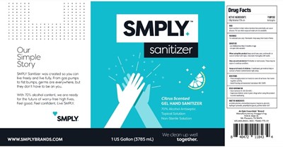 Smply Aloe Hand Sanitizer (Smply 2 Aloe 1g)